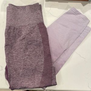 PINK Purple Ombré Leggings